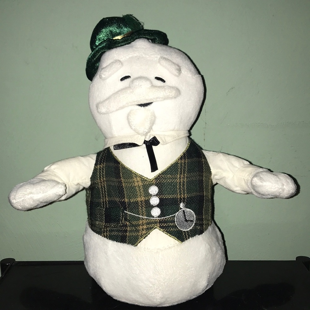 Stuffed Sam the Snowman from Rudolph